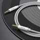 Аудiокабель HOCO UPA19 AUX audio cable (L=1M) Silver (6931474759870) - изображение 4