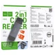 Кардрідер HOCO HB45 Spirit 2-in-1 USB/Type-C 2.0 card reader Metal Gray (6942007620512) - зображення 2