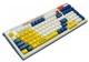 Игровая клавиатура Bloody B950 RGB подсветка, механическая, USB, RGB подсветка, LK Libra Brown Switch, Warrior Blue - изображение 1