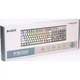 Клавіатура A4Tech FS100 RGB підсвічування, FS Switch USB Icy Blue, Grey/White - зображення 10