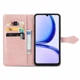 Чехол Vintage для Realme Note 50 / RMX3834 книжка кожа PU с визитницей розовый - изображение 3