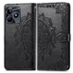 Чехол Vintage для Realme C53 / RMX3760 книжка кожа PU с визитницей черный - изображение 4
