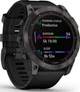 Смарт-годинник Garmin Fenix 7X Sapphire Solar Carbon Gray DLC Titanium with Black Band (010-02541-10/11) - изображение 3