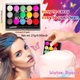 Аквагрим SU YAMMY набор 15 цветов и кисть Shimmer Color - изображение 5