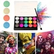 Аквагрим SU YAMMY набор 15 цветов и кисть Shimmer Color - изображение 6