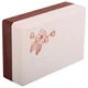Блок для йоги двухцветный BLOOM YOGA BRICK LB7041 (EVA, р-р 23x7.5x15см, Коричневый-белый) - изображение 1