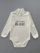 Боди-гольф детский Фламинго Big Heart молочный 552-425 92 см - изображение 1