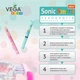 Электрическая зубная щетка Vega Kids VK-500B бирюзовая гарантия 1 год - изображение 5