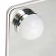 Прямоугольное LED зеркало для макияжа Cosmetie Mirror 360 Rotation Angel, настольное зеркало для макияжа с LED-подсветкой Белое GWD-429-White - изображение 5