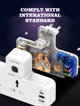 Мережевий Перехідник з Нічником LDNIO SC2311 2 port/1PD/1 QC 3.0/1 USB/ 2 PSocket/ Led lamp Білий - зображення 7
