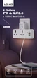 Мережевий Перехідник з Нічником LDNIO SC2311 2 port/1PD/1 QC 3.0/1 USB/ 2 PSocket/ Led lamp Білий - зображення 9