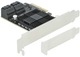 Karta rozszerzenia Delock PCIe x4 - 5x SATA (90498) - obraz 1