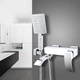 Смеситель для ванны GAPPO G3207-8 белый/хром - изображение 2