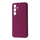 Чехол ударостойкий с защитой камеры WAVE Full Silicone Cover Samsung Galaxy S25 Plus plum - изображение 1
