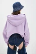 Жіноча кроп худі оверсайз толстовка Ivy Park Beyonce H62753 L Бузковий - зображення 2
