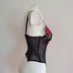 Бюстье женское Victoria's Secret Bustier Black Gold Red Pink Floral Embroidery Corset Bra 36C - изображение 3