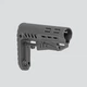 Приклад (база) DLG TBS TACTICAL DLG-130, для трубок Mil-Spec, цвет Черный, гнездо антабки на 2 стороны - изображение 3