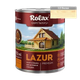 Лазурь для древесины алкидная Rolax «LAZUR» белая 0,75л - изображение 1