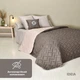 Покривало IDEIA - Стиль Izzi двостороннє шоколад/бежевий 240*260 - зображення 2
