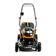 Газонокосилка аккумуляторная GTM BLM42 KIT (42 см, 25-75 мм, 45 л, BL, 18+18 В, комплект) - изображение 2