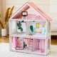 Кукольный домик NestWood Фантазия дом для кукол Барби, мебль 7 ед, розовый (kdb004) - изображение 7