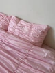 Комплект постільної білизни DreamCraftedBedding «Плин» рожевий півтораспальний 150x215 Сатин - зображення 8