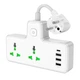 Удлинитель HOCO Voyage 2-position expansion socket AC11A |3USB/Type-C, 10A| white - изображение 2