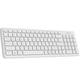 Бездротова клавіатура мембрана Proove KBCD00003002 Classic Code 2.4G ENG/UKR розкладка White - зображення 1
