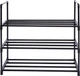 Полка для обуви Eco Fabric 3 уровня 60х30х55 см Черная (EF-4760-3) - изображение 2