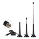 Антенна телескопическая 72-868 МГц 15dBi с магнитом 12-36см F IEC Male Female для Т2 DVB-T HDTV FM радио авто - изображение 2