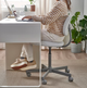 Офисное кресло BLECKBERGET IKEA 805.732.69 белый / серый - изображение 3