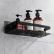 Подвесная металлическая полка для ванной комнаты Bathroom shelf Органайзер в ванную До 10 кг - изображение 9