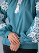 Вышиванка женская с узором Edelvika 899-18/00 S Синяя (2100000668519) - изображение 3