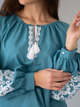 Вышиванка женская с узором Edelvika 899-18/00 S Синяя (2100000668519) - изображение 4