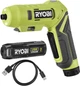 Отвертка аккумуляторная Ryobi USB Lithium RSDP4-120G 4 В 1х2 А 5 Нм 200 оборотов поворотная рукоятка 0.35 кг (5133005958) - изображение 1