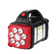 Ручной светодиодный фонарик на аккумуляторе с ручкой Hurry bolt HB-1678 38W Черный - изображение 1
