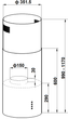 Витяжка Fabiano Cylindra Isola 35 Silent Black 8108.402.1643 - изображение 3