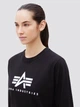 Лонгслив Alpha Industries Basic Logo Long Sleeve Tee UTB49002G1 XL Black (640631003041) - изображение 9