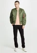 Бомбер мужской Alpha Industries MA-1 Slim Fit MJM44530C1 XS Зеленый (640631469113) - изображение 7