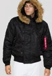Куртка зимова коротка чоловіча Alpha Industries N-2B Parka XL Black - зображення 8