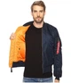 Бомбер мужской Alpha Industries MA-1 Slim Fit MJM44530C1 XS Темно-синий (640631469021) - изображение 11