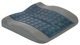Бамбукова подушка для крісла Qmed Seat Back Cushion 2в1 37х34 см Сірий - зображення 2
