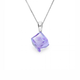 Срібний кулон Spark зі Swarovski Cube Small WJ48416V - зображення 1