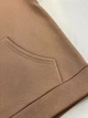 Утепленная кофта-худи оверсайз Mevis мокко 4782-03 152 см - изображение 5