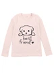 Лонгслив для девочки Фламинго Собачка Best Friend бежевый 923-407 98 см - изображение 1