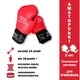 Боксерские перчатки Sportko 14 унций Красный PD1-14-RED - изображение 2