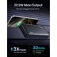 Повербанк Ugreen 20000mAh 22.5W/PD/2xUSB-A/USB-C/Black (25683) - изображение 4