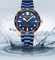 Мужские часы Curren 8426 Blue-Gold - изображение 5
