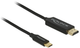 Kabel Delock USB Type-C to HDMI 4K 60 Hz 2m Black (4043619849055) - obraz 2