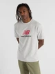 Футболка бавовняна довга чоловіча New Balance Athletics Logo MT51500 2XL Світло-сіра (197967256400/197968578648) - зображення 1
